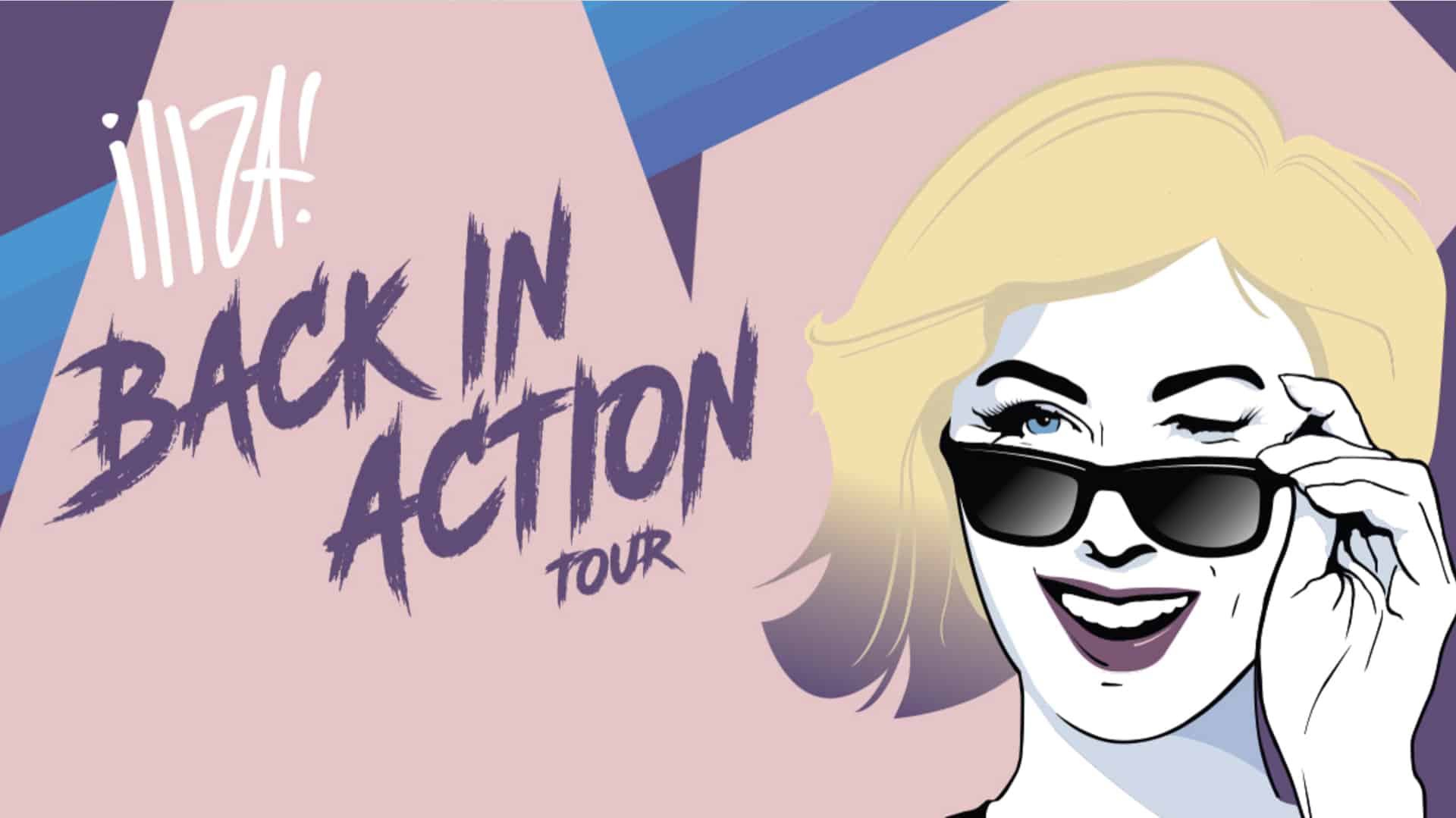 ad for Iliza: Back In Action Tour